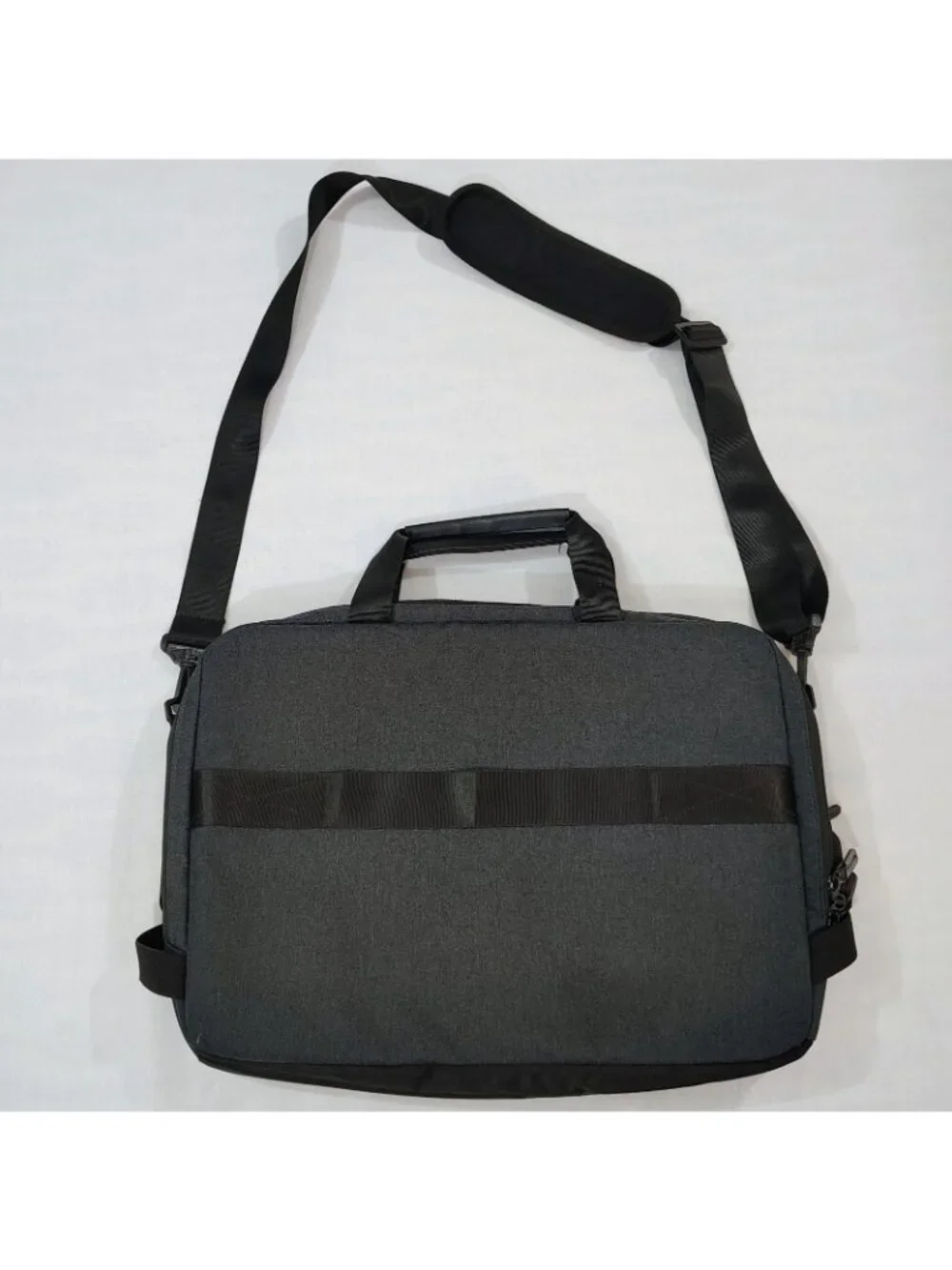 BagSmart Laptop Messenger Bag Briefcase Gray Black Digi Smart RFID Travel Office